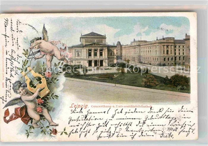 LEIPZIG Sachsen Konzerthaus Universitaetsbibliothek