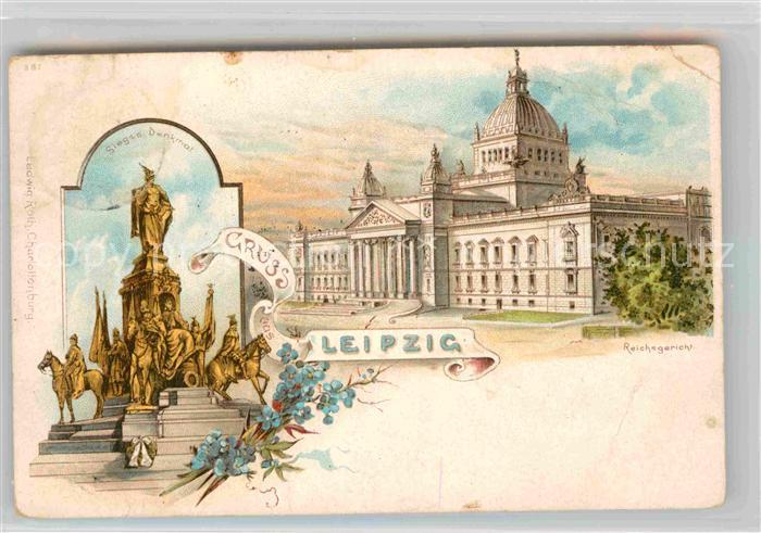 LEIPZIG Sachsen Reichsgericht Sieges Denkmal
