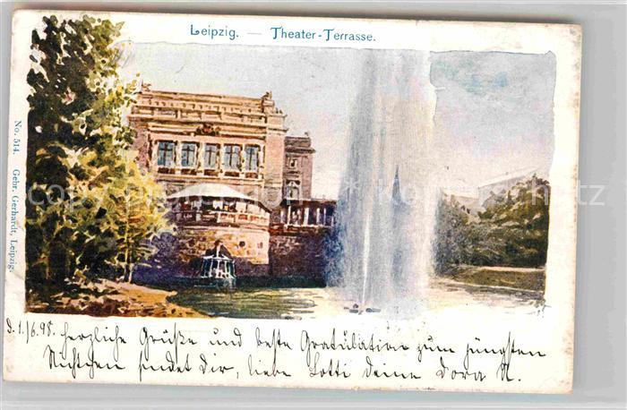 LEIPZIG Sachsen Theater Terrasse