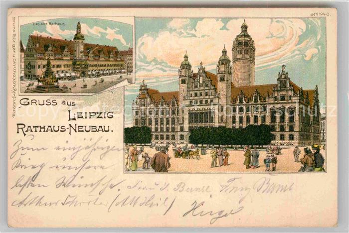 LEIPZIG Sachsen Rathaus Neubau