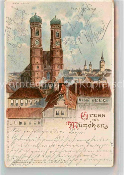 Muenchen Bayern Frauentuerme