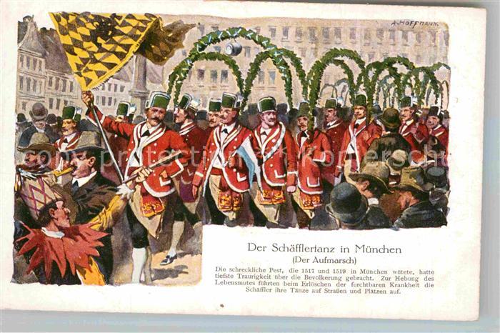 Muenchen Bayern Schaefflertanz