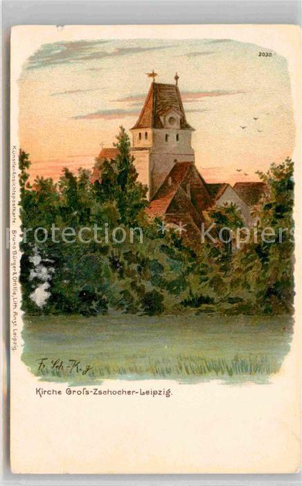 LEIPZIG Sachsen Kirche Gross Zochner