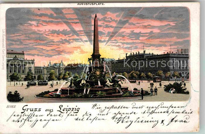 LEIPZIG Sachsen Augustusplatz