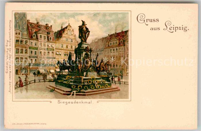 LEIPZIG Sachsen Sieges Denkmal