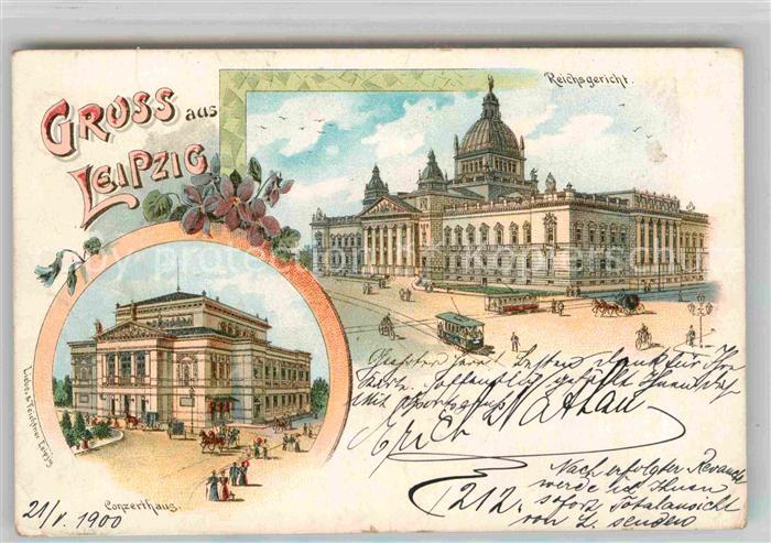 LEIPZIG Sachsen reichsgericht Konzerthaus