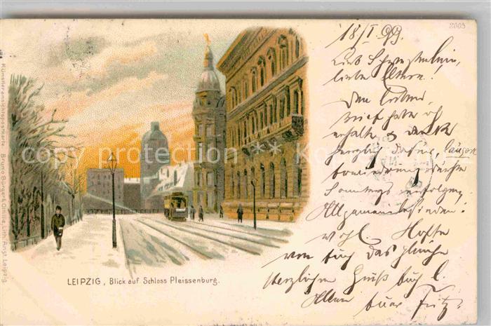 LEIPZIG Sachsen Schloss Pleissenburg