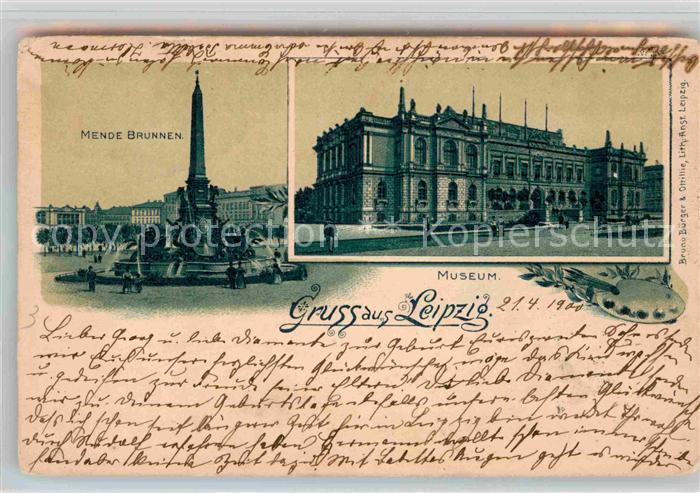 LEIPZIG Sachsen Mende Bunnen Museum