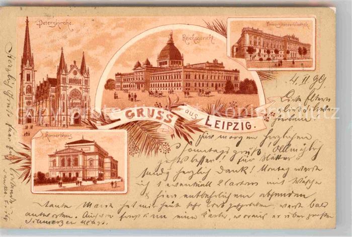LEIPZIG Sachsen Reichsgericht Konzerthaus Peterskirche
