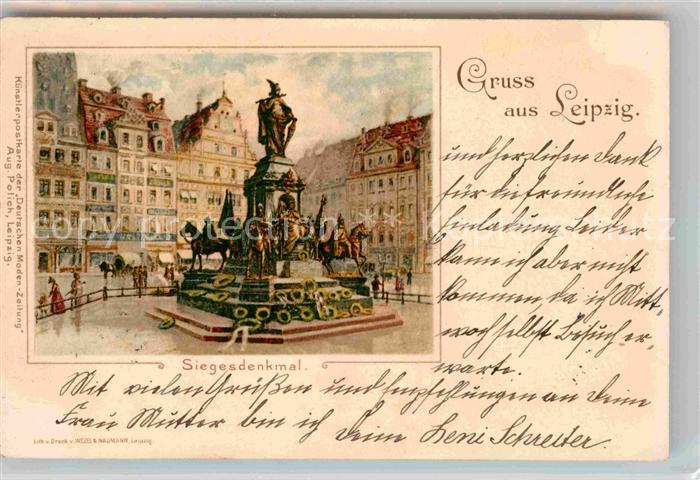LEIPZIG Sachsen Sieges Denkmal