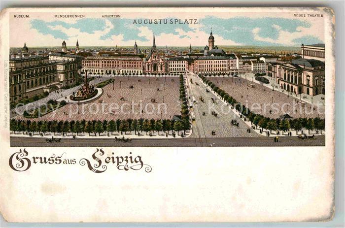 LEIPZIG Sachsen Augustusplatz