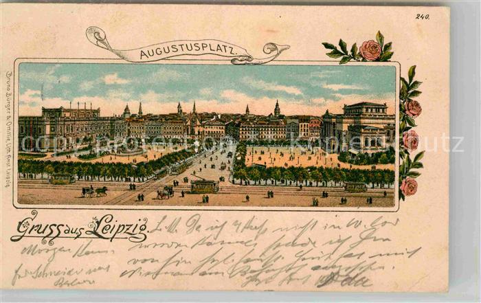 LEIPZIG Sachsen Augustusplatz