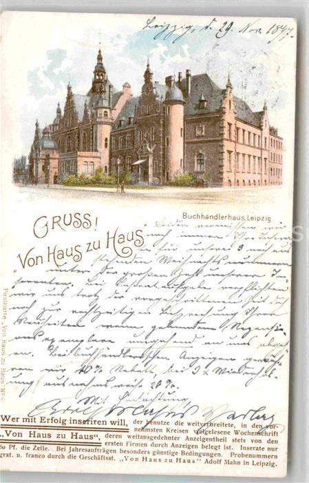 LEIPZIG Sachsen Buchhaendlerhaus