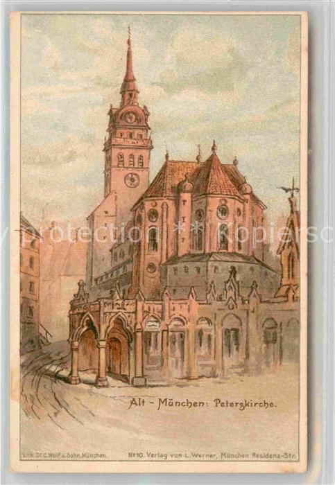 Muenchen Bayern Peterskirche