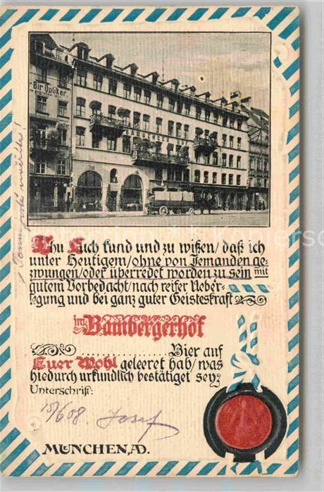 Muenchen Bayern Bambergerhof