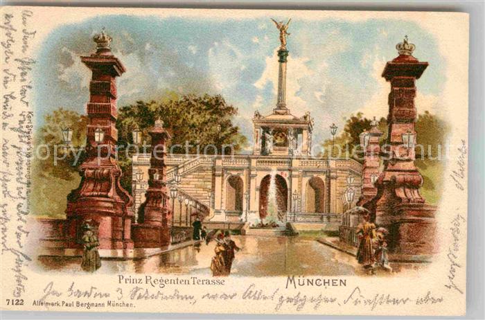 Muenchen Bayern Prinz Regenten Terrasse