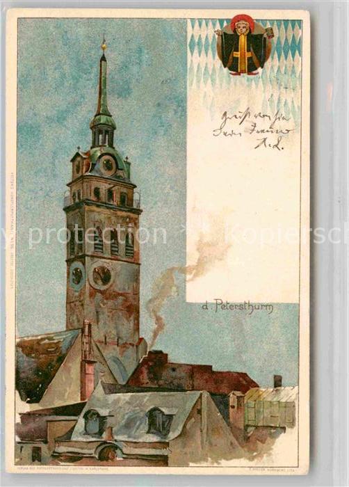 Muenchen Bayern Petersturm