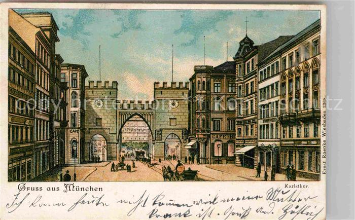 Muenchen Bayern Karlstor