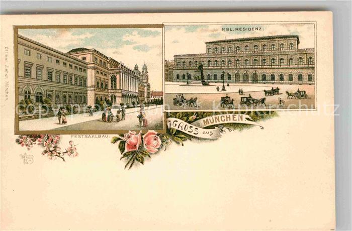 Muenchen Bayern Koenigliche Residenz Festsaalbau