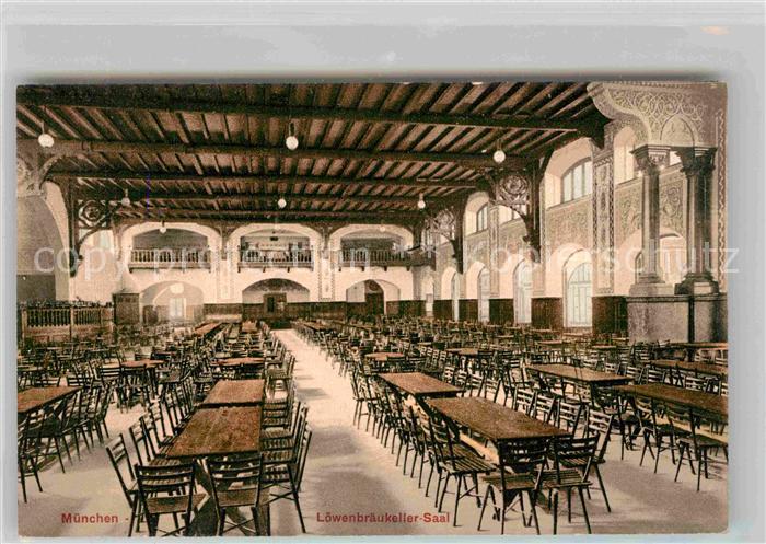 Muenchen Bayern Loewenbraeukeller Saal