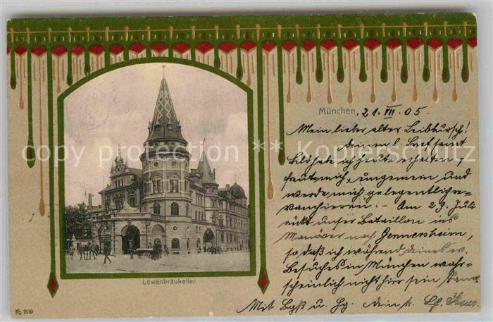 Muenchen Bayern Loewenbraeukeller