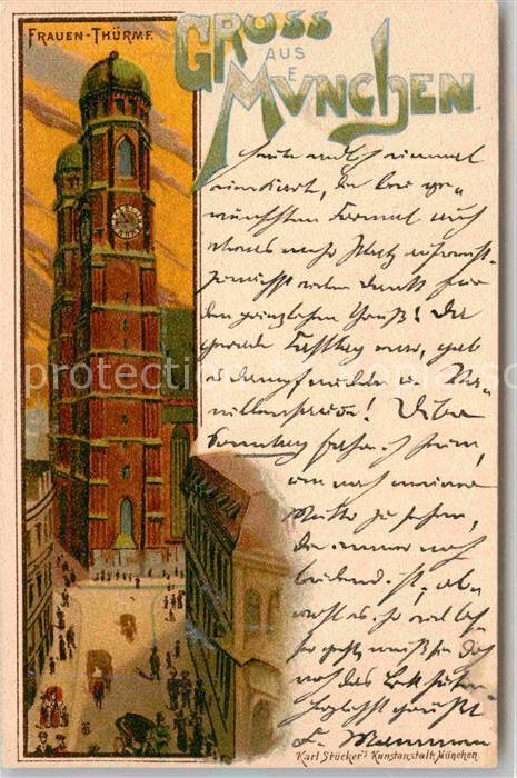 Muenchen Bayern Frauentuerme