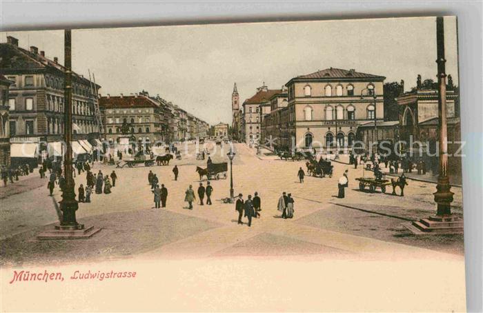 Muenchen Bayern Ludwigsplatz