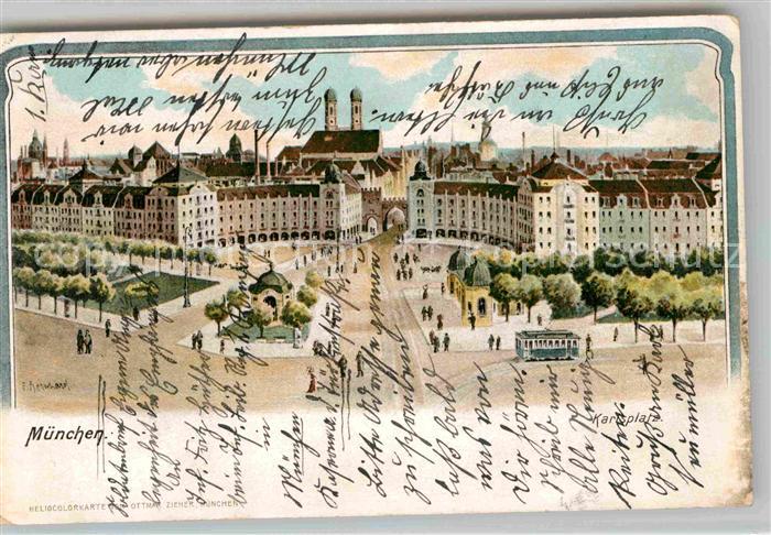 Muenchen Bayern Karlsplatz