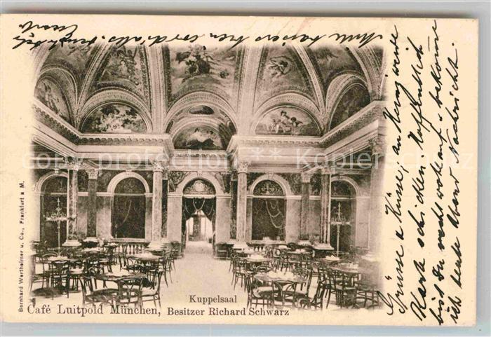 Muenchen Bayern Cafe Luitpold Kuppelsaal