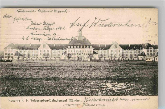 Muenchen Bayern Kaserne Telegraphen Detachement