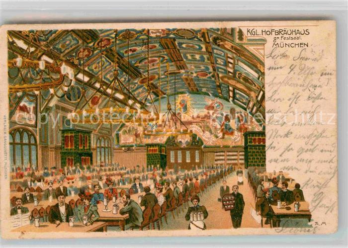 Muenchen Bayern Hofbraeuhaus Festsaal