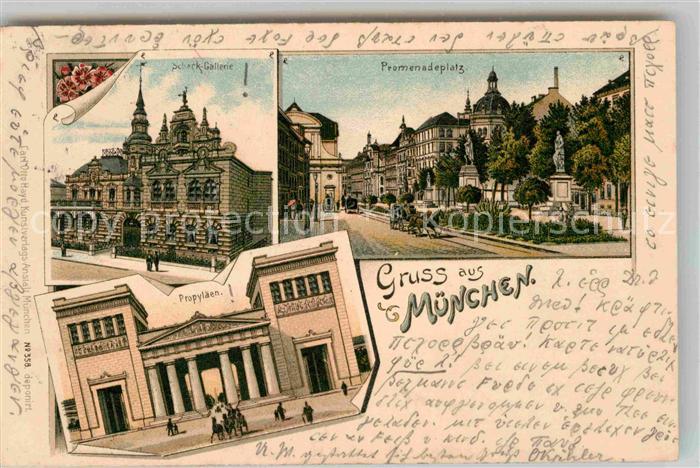 Muenchen Bayern Promenadeplatz Schack Gallerie Propylen