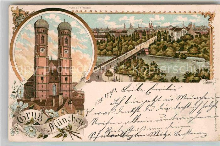 Muenchen Bayern Frauenkirche Panorama