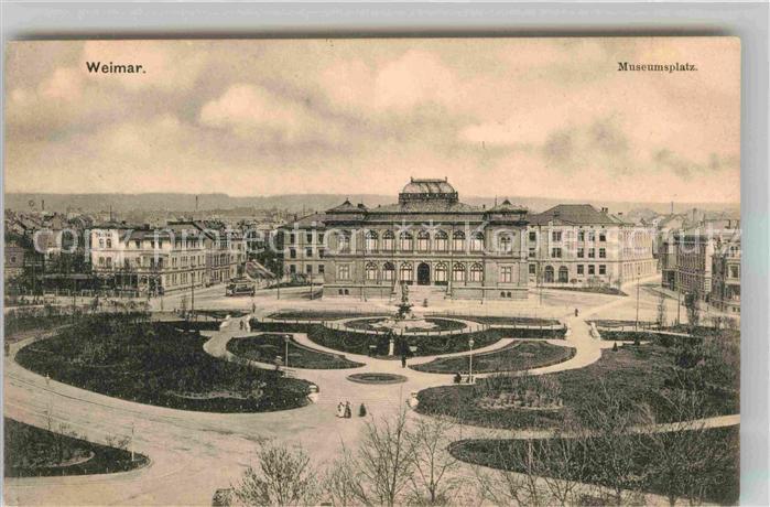 Weimar Thueringen Museumsplatz