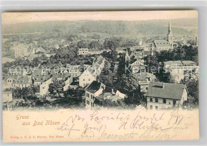 Bad Koesen Gesamtansicht mit Kirche