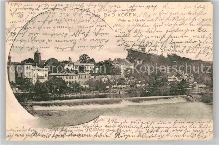 Bad Koesen Wehr und Gradierwerk