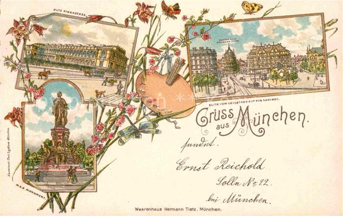 Muenchen Bayern Maximilian Monument