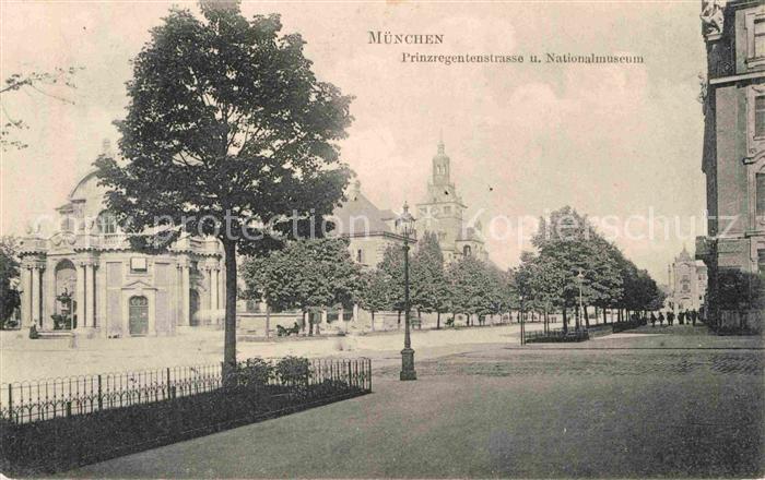 Muenchen Bayern Prinzregentenstrasse Nationalmuseum