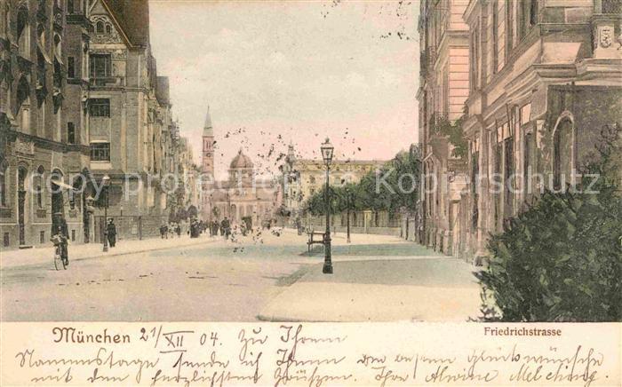 Muenchen Bayern Friedrichstrasse