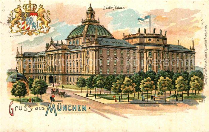 Muenchen Bayern Justiz Palast