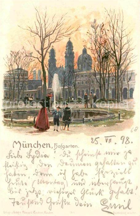Muenchen Bayern Hofgarten