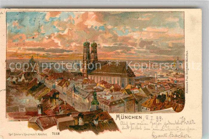 Muenchen Bayern Frauenkirche