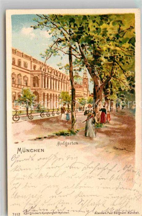 Muenchen Bayern Hofgarten