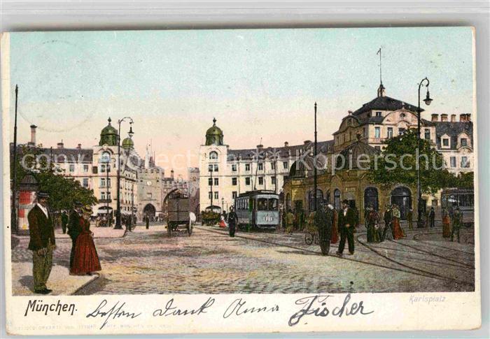 Muenchen Bayern Karlsplatz