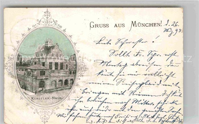 Muenchen Bayern Kuenstler Haus