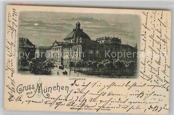 Muenchen Bayern Justizpalast