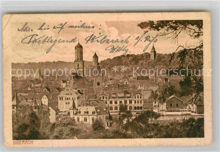 Biberach Riss Stadtpfarrkirche Weisser Turm Ulmer Tor Gigelturm