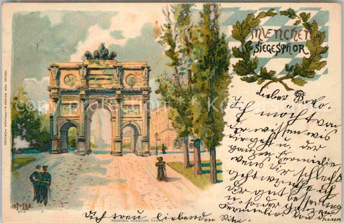 Muenchen Bayern Siegestor