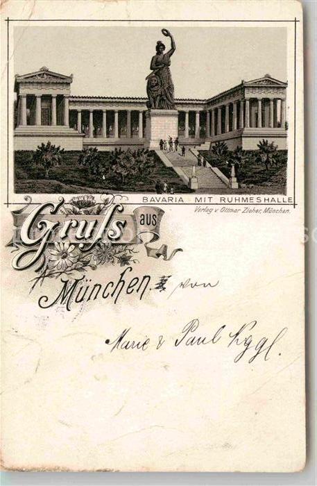 Muenchen Bayern Bavaria Ruhmeshalle