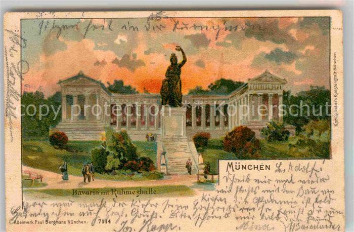 Muenchen Bayern Bavaria Ruhmeshalle